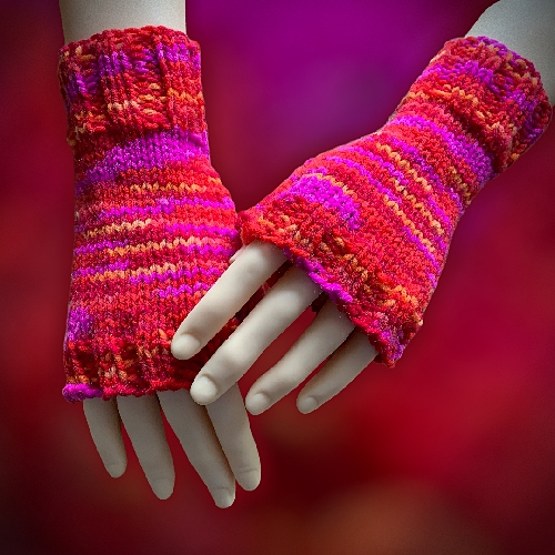 Free knitting pattern - flip mitts