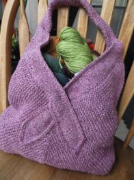 knitting pattern for a tote bag