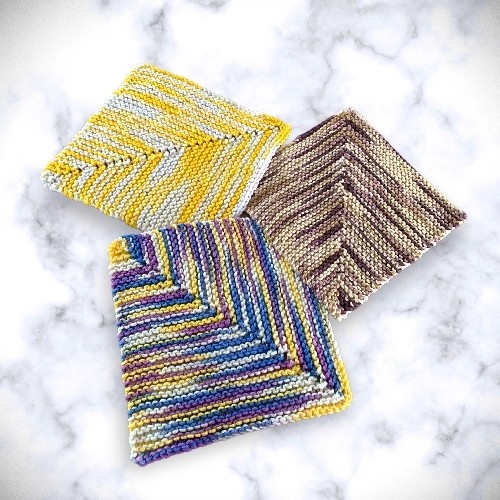 knitted dishcloth pattern - easy knitting pattern - free knit pattern